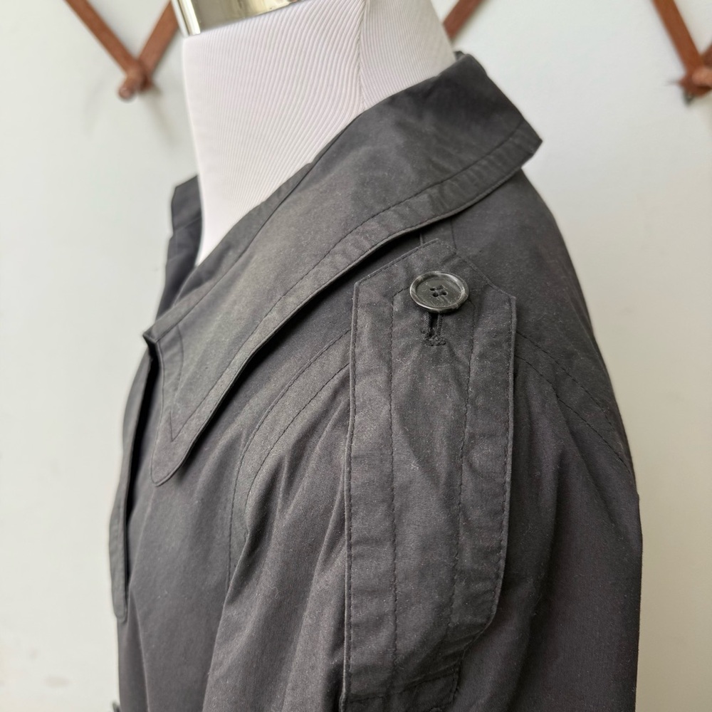 Pierre Cardin Vintage 90s Lined Belted Trench Coat - Picture 7 of 14